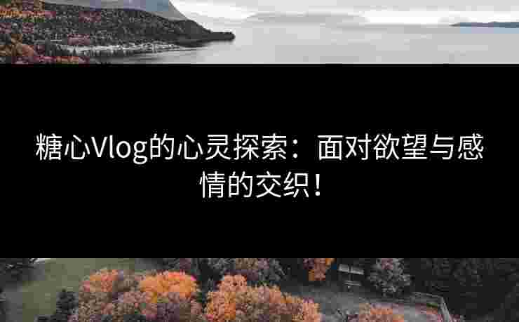 糖心Vlog的心灵探索：面对欲望与感情的交织！